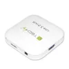 Techly USB 3.0 Super Speed Hub 4 prievadai, baltas, IUSB3-HUB4-WH, USB 3.2 Gen 1 (3.1 Gen 1) Type-A, 5000 Mbit/s, baltas, 0,8 m, CE, RoHS, USB 2.0 USB 1.1