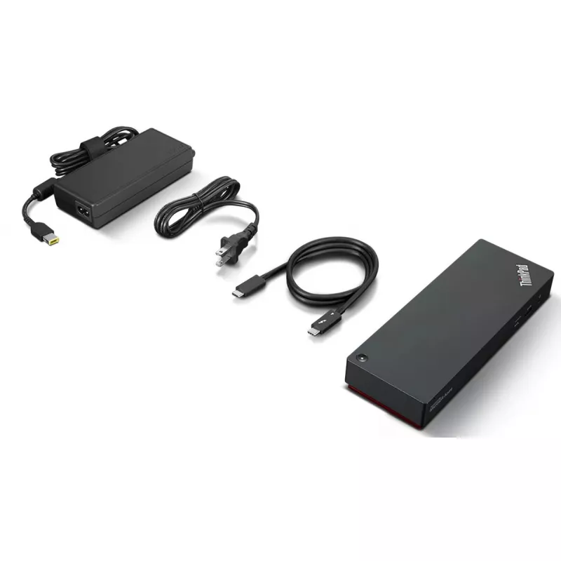 Prijungimo stotelė Lenovo ThinkPad Universal Thunderbolt 4 Laidinis Juoda