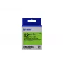 Epson liuminescencinė etikečių kasetė LK-4GBF, juoda ant žalios, 12 mm (9 m)