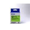 Epson liuminescencinė etikečių kasetė LK-4GBF, juoda ant žalios, 12 mm (9 m)