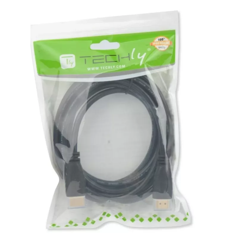 Techly HDMI 2.0 kabelis A/A M/M 3 m juodas ICOC HDMI2-4-030, 3 m, HDMI A tipo (standartinis), HDMI A tipo (standartinis), 4096 x 2160 pikselių, 3D, juodas