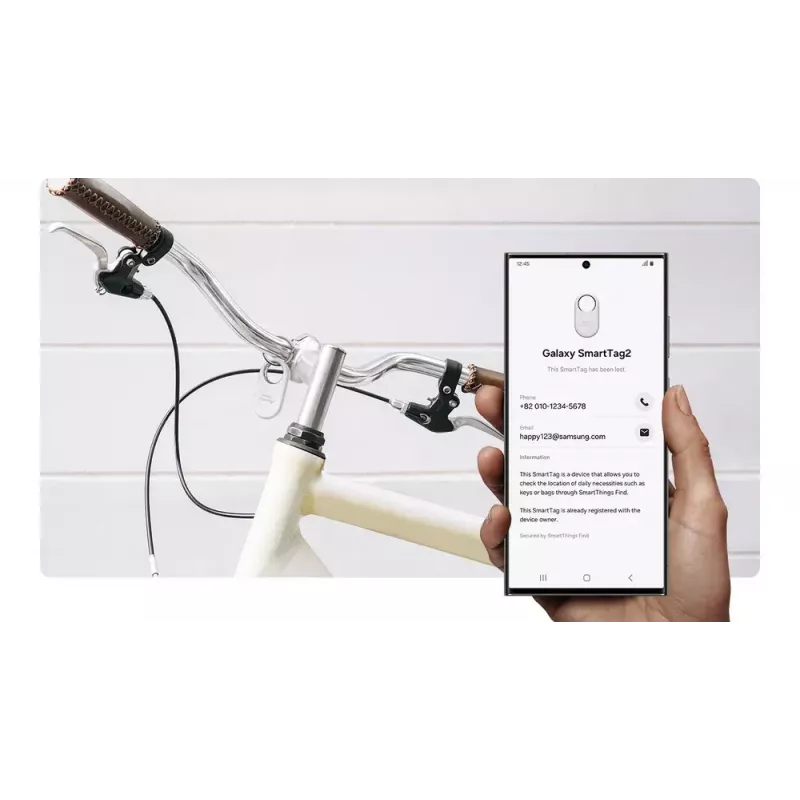 Bluetooth daiktų seklys Samsung Galaxy SmartTag2 balta