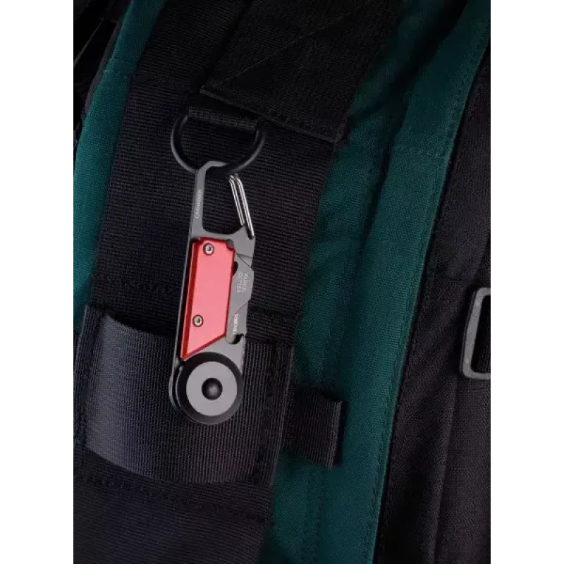 Key carabin TROIKA KTL26-RD Juoda Red