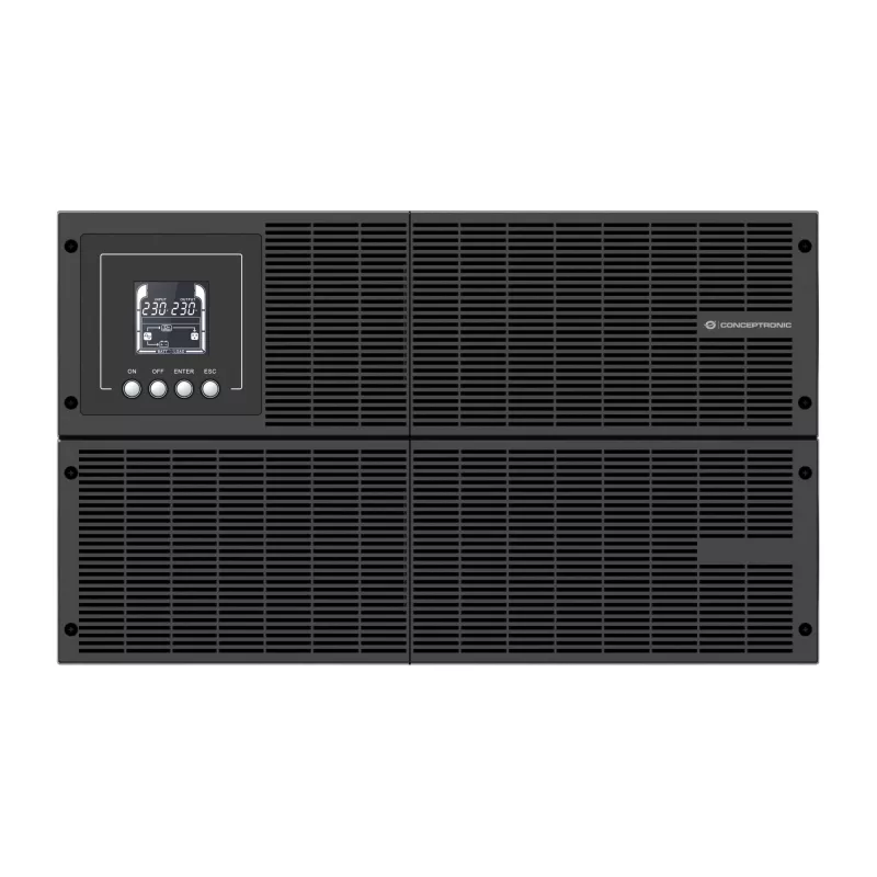 Conceptronic ZEUS51E6K 6000VA 6000W internetinis stovo / bokšto UPS, dvigubos konversijos (internetinis), 6 kVA, 6000 W, sinusoidė, 80 V, 300 V