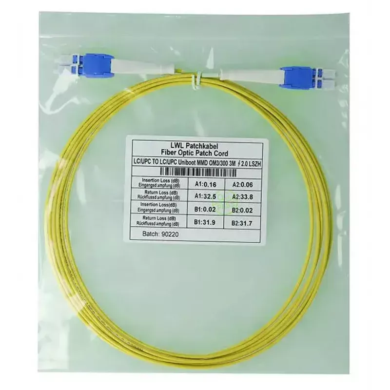 BlueOptics SFP8181BU1MK InfiniBand šviesolaidinis kabelis 1 m LC geltonas