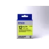 „Epson“ etikečių kasetė fluorescencinė LK-4YBF juoda/geltona 12 mm (9 m)