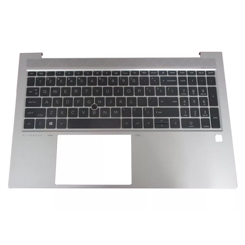 Dangtelis + klaviatūra HP M21677-051 prancūziška su apšvietimu, skirta EliteBook 855 G7