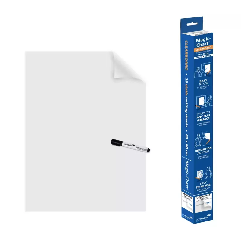 Clearboard plėvelė Legamaster Magic-Chart 60x80cm