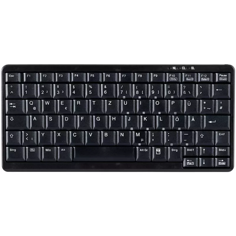 Contour Design Active Key AK-4100 klaviatūra Biuro PS/2 QWERTZ vokiečių Juoda