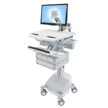 Multimedijos vežimėlis Ergotron StyleView, aliuminio pilka balta