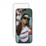 Ekrano apsauga PanzerGlass SAFE. „iPhone 17 Pro Max“ – itin plati PET plėvelė su juodu rėmeliu, „EasyAligner“, atspari įbrėžimams ir smūgiams