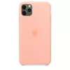 Silikoninis dėklas Apple iPhone 11 Pro Max greipfrutų spalvos