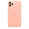 Silikoninis dėklas Apple iPhone 11 Pro Max greipfrutų spalvos