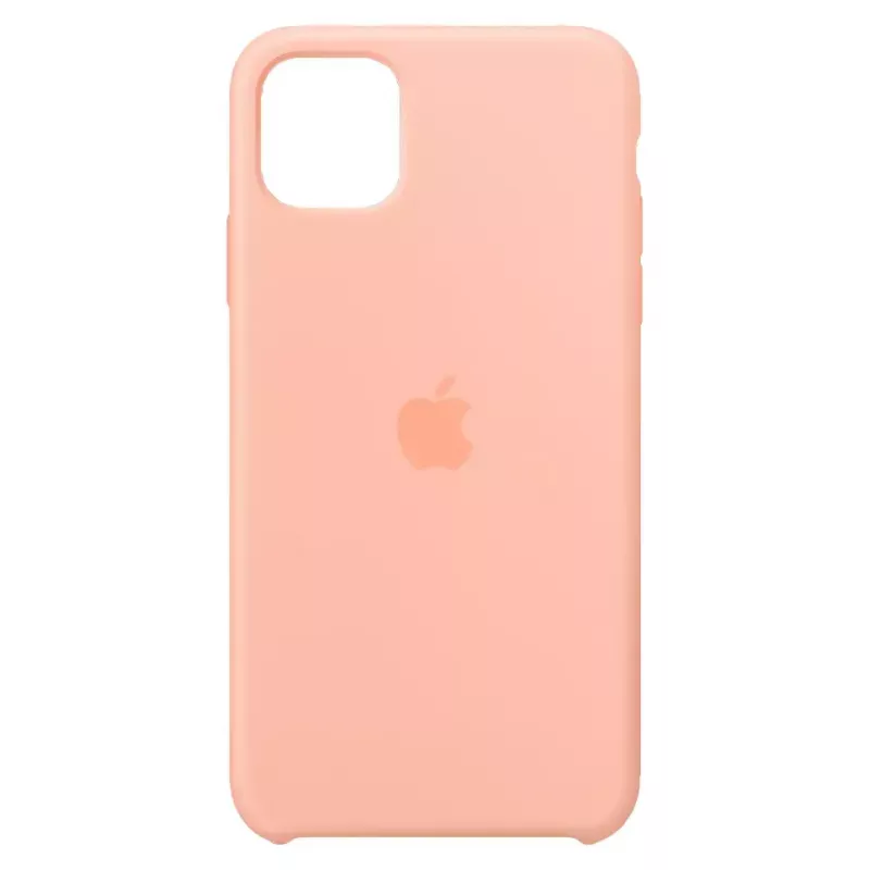 Silikoninis dėklas Apple iPhone 11 Pro Max greipfrutų spalvos