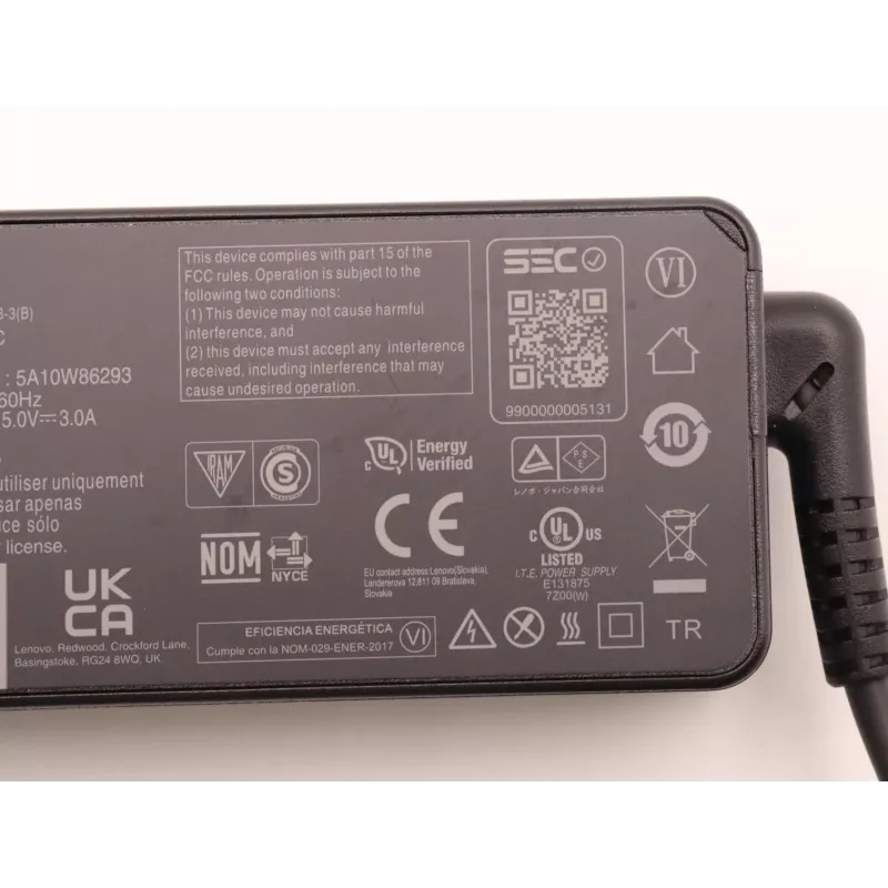 Lenovo 5A10W86293 maitinimo adapteris Vidaus 45 W Juoda