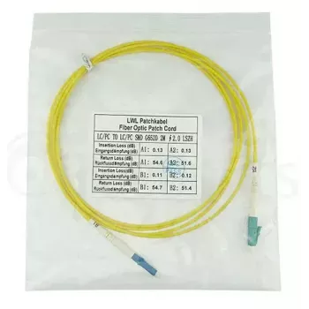 BlueOptics SFP2121BU3MS InfiniBand šviesolaidinis kabelis 3 m LC Geltonas