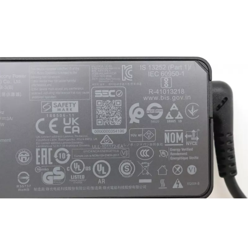 Lenovo 5A11E21011 maitinimo adapteris / keitiklis, vidinis, 45 W, juodas