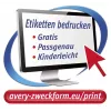 Lipnus apskritimas etiketės Avery L6019REV-25