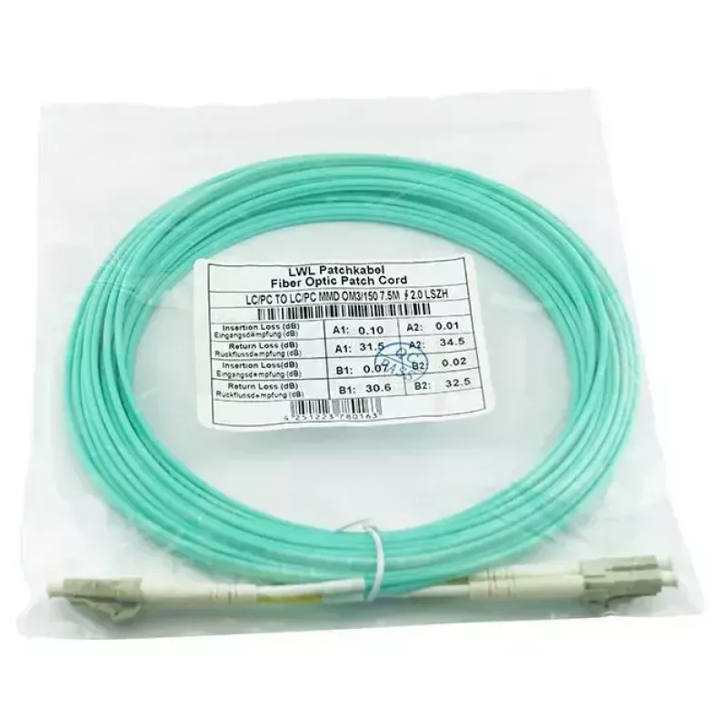 BlueOptics BK839A InfiniBand šviesolaidinis kabelis 2 m LC Aqua OM3