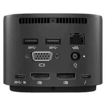 HP Thunderbolt Dock G2 su kombinuotu kabeliu, laidinis, juodas