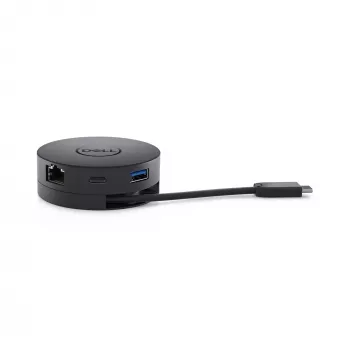 DELL Mobile Adapter DA300 Wired USB 3.2 Gen 2 (3.1 Gen 2) Type-C Juoda