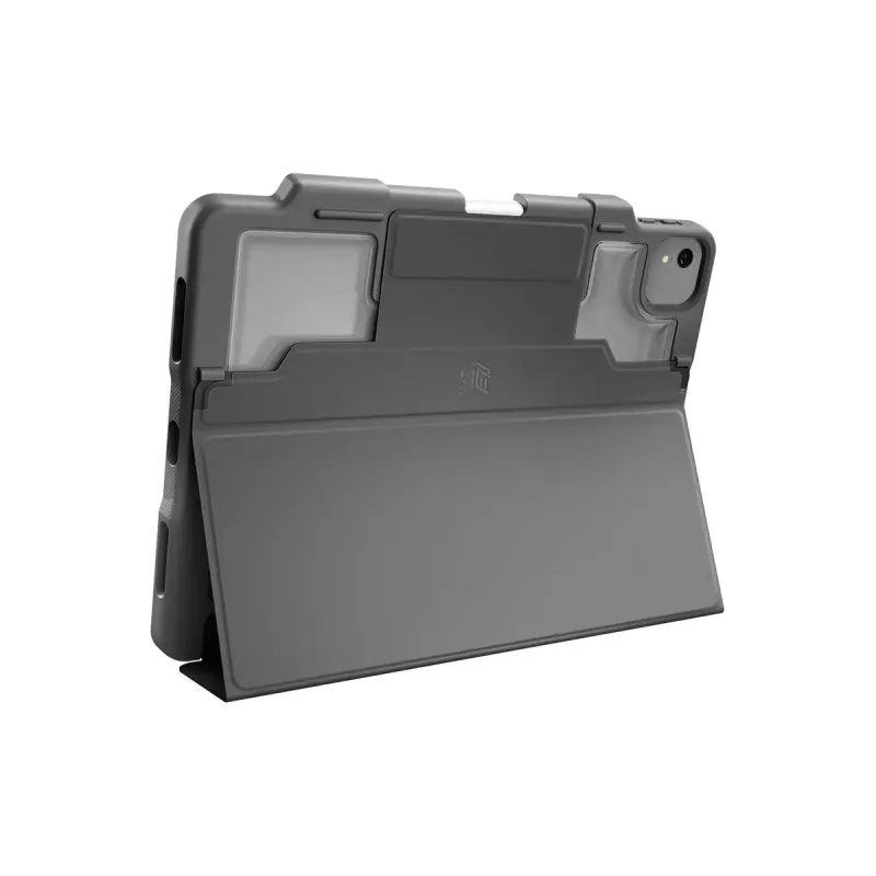Dėklas-knygutė STM Dux Plus, skirtas iPad Air 4-os kartos (27,7 cm), juodas