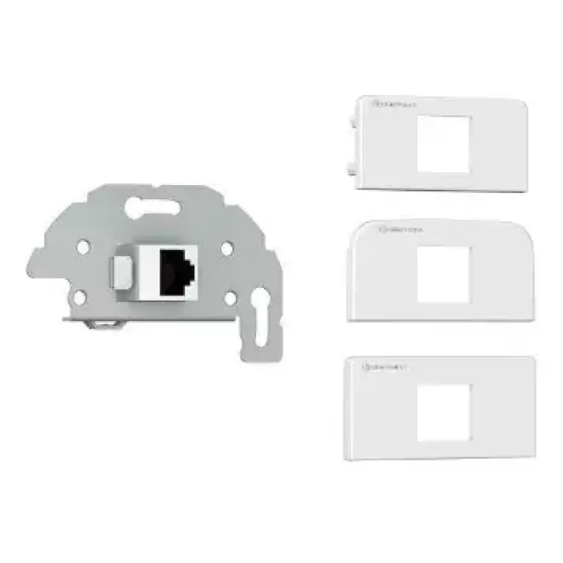 RJ-45 lizdas Kindermann 7456000523 pilkas baltas