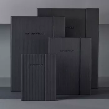 Rašomoji užrašų knygutė Sigel CONCEPTUM 194 lapai Juoda