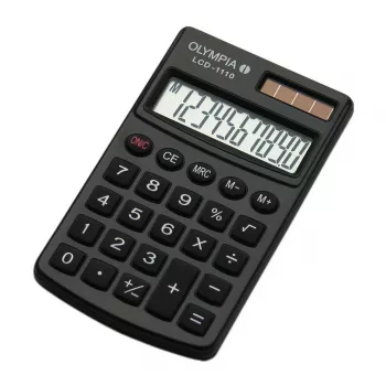 Basic Calculator Olympia LCD 1110 Pocket Juoda
