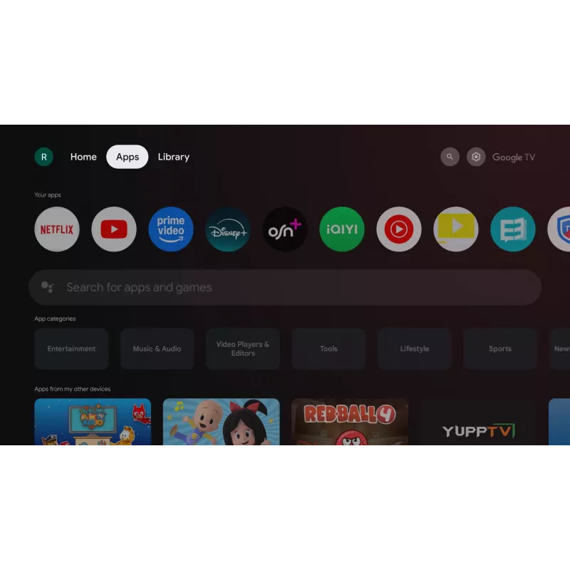 TORNADO 55UA3400X | 55 colių berėmis 4K UHD Google TV su HDR10 ir HLG