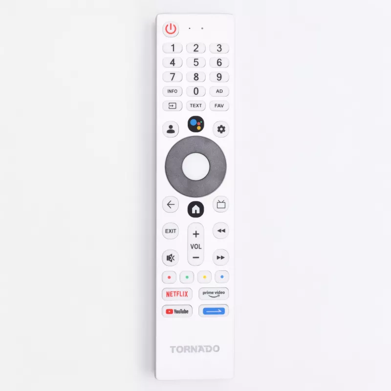 TORNADO 55UA3400X | 55 colių berėmis 4K UHD Google TV su HDR10 ir HLG