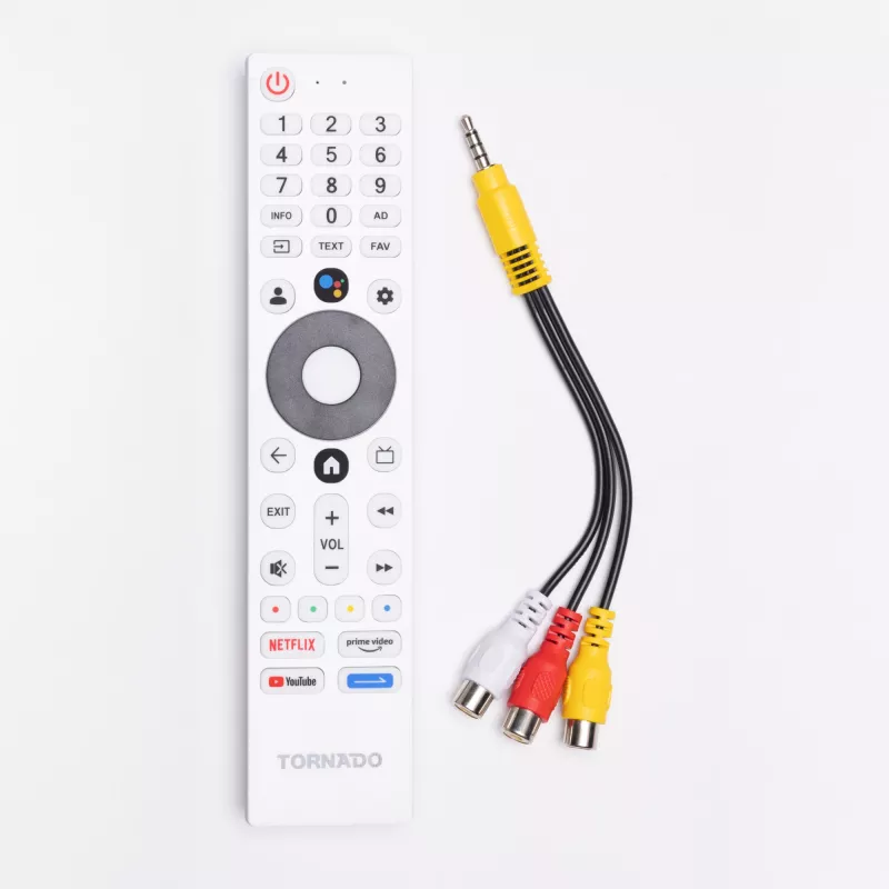 TORNADO 55UA3400X | 55 colių berėmis 4K UHD Google TV su HDR10 ir HLG