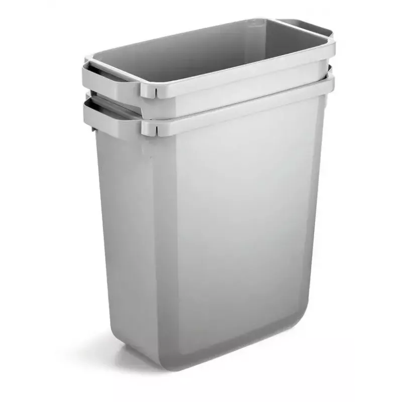 Atliekų konteineris Durable 1800503050 stačiakampis plastikinis pilkas plotis 590 mm gylis 282 mm aukštis 600 mm