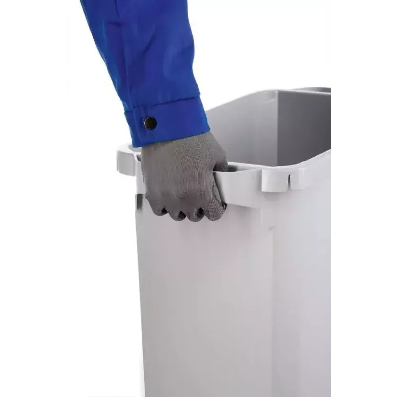 Atliekų konteineris Durable 1800503050 stačiakampis plastikinis pilkas plotis 590 mm gylis 282 mm aukštis 600 mm