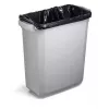 Atliekų konteineris Durable 1800503050 stačiakampis plastikinis pilkas plotis 590 mm gylis 282 mm aukštis 600 mm