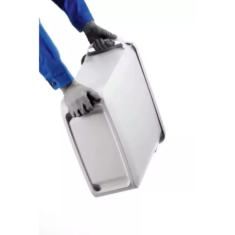 Atliekų konteineris Durable 1800503050 stačiakampis plastikinis pilkas plotis 590 mm gylis 282 mm aukštis 600 mm