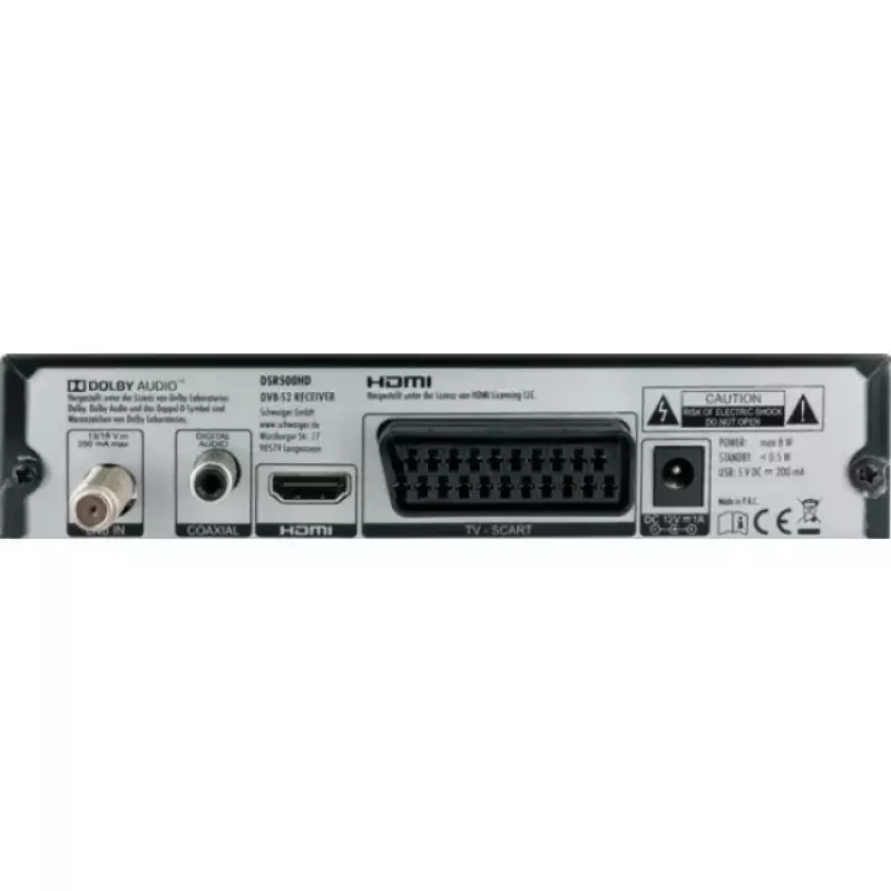 Priedėlis Schwaiger DSR500HD kabelis Full HD juoda