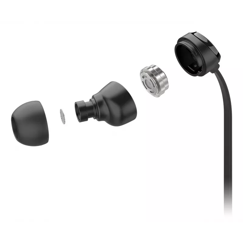 Motorola EARBUDS3CS ausinės/laikiklis Laidinis Į ausis Skambučiai/Muzika USB Type-C Juoda