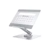 Conceptronic DONN27G, Nešiojamojo kompiuterio stovas, Sidabrinis, Aliuminis, 360°, USB 3.2 Gen 1 (3.1 Gen 1) Type-C, 5000 Mbit/s