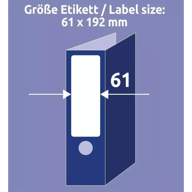 Lipnioji etiketė Avery L4761-25 Suapvalintas stačiakampis