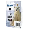 Epson Singlepack Juoda 26XL Claria Premium rašalas, didelės (XL) talpos, juoda, pigmentinis rašalas, 12,2 ml, 1 vnt., 500 puslapių