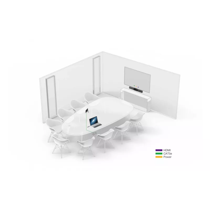 „Yealink MeetingBar A30 Teams Edition“ vaizdo bendradarbiavimo juosta, 120° matymo laukas, 3,5x optinis priartinimas