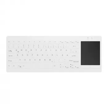 Contour Design Active Key Contour QuickClean Medical klaviatūra IP68 Touchpad Mini Wired White DE C4412
