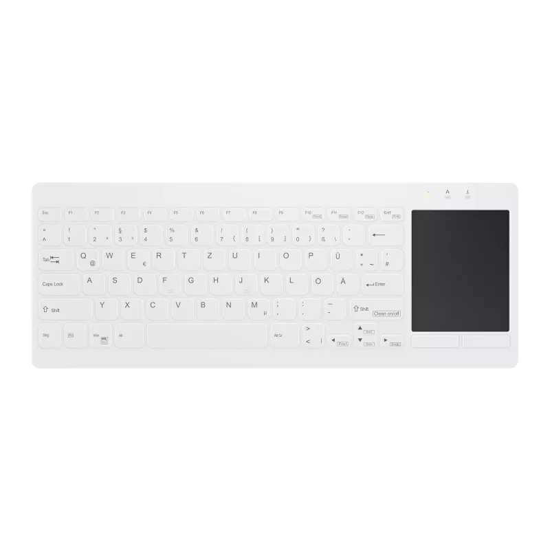 Contour Design Active Key Contour QuickClean Medical klaviatūra IP68 Touchpad Mini Wired White DE C4412