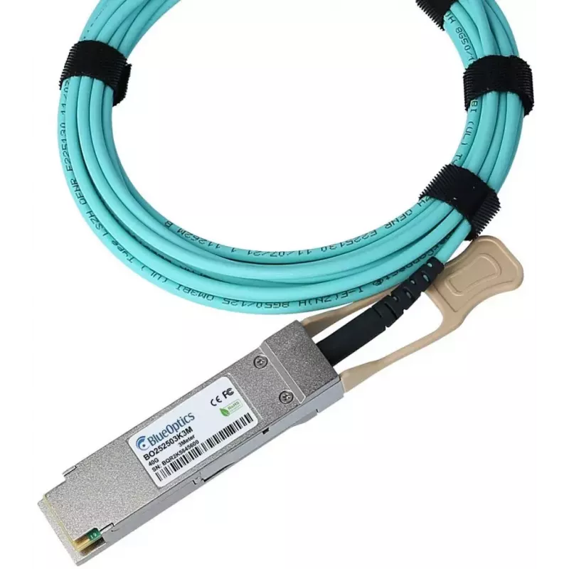 BlueOptics AOC-Q-Q-40G-20M-CT-BO InfiniBand šviesolaidinis kabelis 20 m QSFP kištukas/kištukas