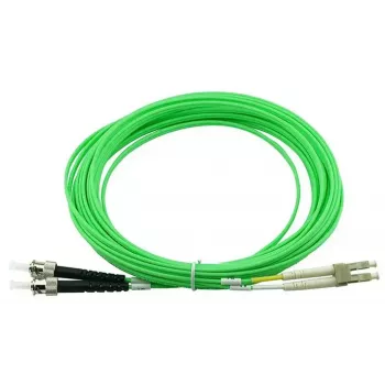 Šviesolaidinis kabelis BlueOptics SFP3133GU0.5MK LC ST OM5 0,5 m žaliosios citrinos
