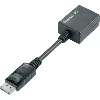 Techly DisplayPort DP į VGA adapteris M F IADAP DSP-250, 0,07 m, DisplayPort, 2 x VGA (D-Sub), kištukas, lizdas, 1920 x 1200 pikselių