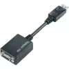 Techly DisplayPort DP į VGA adapteris M F IADAP DSP-250, 0,07 m, DisplayPort, 2 x VGA (D-Sub), kištukas, lizdas, 1920 x 1200 pikselių