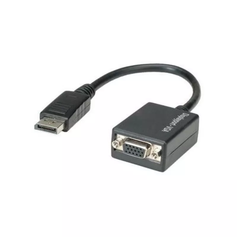 Techly DisplayPort DP į VGA adapteris M F IADAP DSP-250, 0,07 m, DisplayPort, 2 x VGA (D-Sub), kištukas, lizdas, 1920 x 1200 pikselių