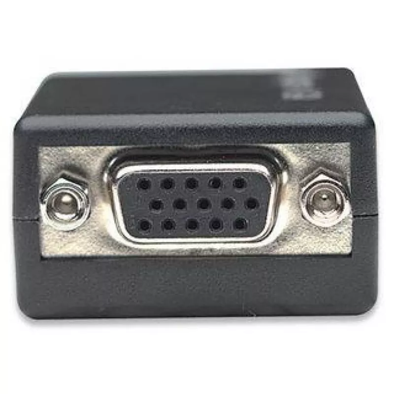 Techly DisplayPort DP į VGA adapteris M F IADAP DSP-250, 0,07 m, DisplayPort, 2 x VGA (D-Sub), kištukas, lizdas, 1920 x 1200 pikselių